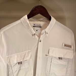 Columbia Performance Fishing Gear Mans Large Shirt
